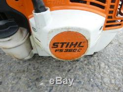 Stihl FS360 strimmer brushcutter + stihl oil, cord harness year 2017 in service