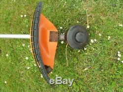 Stihl FS55 Petrol Strimmer with Brushcutter Blade instructions and Tools