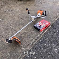 Stihl FS 460 strimmer brushcutter clearing saw oil, cord harness first use 2018