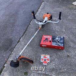 Stihl FS 460 strimmer brushcutter clearing saw oil, cord harness first use 2019