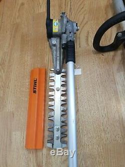 Stihl Km130 With Pruner, Strimmer/brushcutter And Trimmer. Perfect Working Order