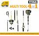 Titan Ttk587gdo 4in1 Multi Tool Strimmer Brush Cutter Hedge Trimmer Pole Saw