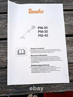 Tanaka PM-35 Strimmer / Brushcutter Heavy Duty with extras