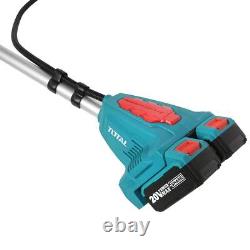 Total Li-Ion 40V Cordless Electric Grass Trimmer / Brush Cutter 2 Batteries