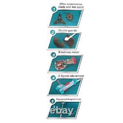 Total Li-Ion 40V Cordless Electric Grass Trimmer / Brush Cutter 2 Batteries