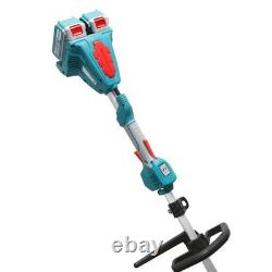 Total Li-Ion 40V Cordless Electric String Trimmer & Brush Cutter 2 Batteries