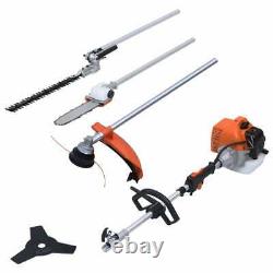 VidaXL 4-in-1 Multi-tool Hedge&Grass Trimmer Chain Saw Brush Cutter Garden