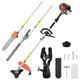 Walplus Brush Cutter 4-in-1 Function 52cc 1.45kw Powerful Orange Tool