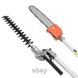 WALPLUS Brush Cutter 4-in-1 Function 52cc 1.45kW Powerful Orange Tool
