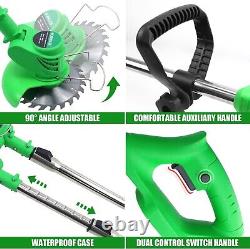 WORKEASE Electric Grass Trimmer And Edger 47 Inch Cordless Brush Cutter 550W Mot