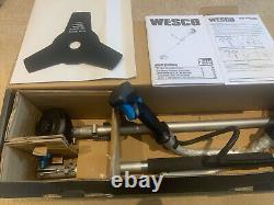 Wesco 1ForAll 36v (2x 18v) Li-ion Cordless Brush Cutter WS8197 Body Only Boxed