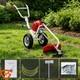 Wheeled Brush Cutter Heavy Duty Trimmer 2-stroke 2.2kw Trolley Professional