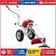 Wheeled Brush Cutter Professional 2.2kw Handles Red 2-stroke Trimmer New Grass