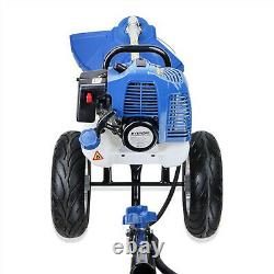 Wheeled Grass Trimmer Heavy Duty 52cc Petrol Grass Brush Cutter Strimmer