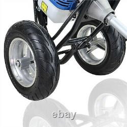 Wheeled Grass Trimmer Heavy Duty 52cc Petrol Grass Brush Cutter Strimmer