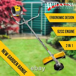 Wilks-USA 52cc Petrol Strimmer 2 Stroke Garden Grass Trimmer Brush cutter