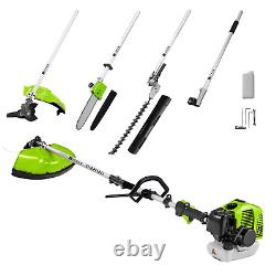 Zipper 51cc 5in1 Hedge Trimmer Multi Tool Petrol Strimmer Brush Cutter Chainsaw