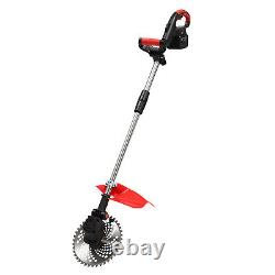 1800W Coupe-herbe sans fil Taille-bordures Débroussailleuse de jardin Coupe-herbe Coupe-brosse