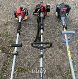 3 Débroussailleuses à essence Kawasaki TD24 TG24 Husqvarna Pièces de rechange ou réparations