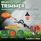 4 Course 31cc Brushcutter Line Trimmer Whipper Snipper Cordless Garden Tool