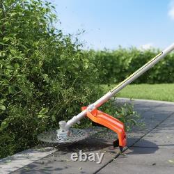 52CC 6 en 1 Taille-haie Multi-outil Débroussailleuse thermique Coupe-bordures Tronçonneuse de jardin