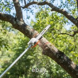 52CC 6 en 1 Taille-haie multi-outils thermique Débroussailleuse Coupe-bordures Tronçonneuse de jardin
