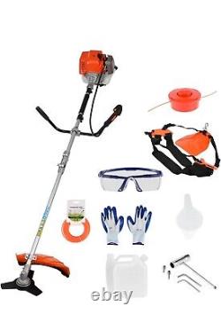 52cc Débroussailleuse à essence pour jardin, coupe-bordures à gazon