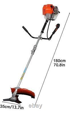 52cc Débroussailleuse à essence pour jardin, coupe-bordures à gazon
