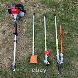 52cc Garden Hedge Trimmer Ensemble D'outils Brosse Cutter Grass Trimmer Chain Saw Multiutiliser