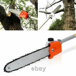 5 En 1 52cc Essence Hedge Trimmer Chain Saw Brosse Cutter Pole Saw Outils D'extérieur