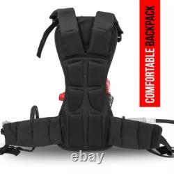 BU-KO Débroussailleuse à dos à essence 52cc, Coupe-brosse avec lame 3t, Lame 40t