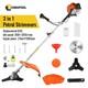 Conentool D&eacute;broussailleuse Thermique 2 Temps 52 Cc 3 En 1 Coupe-bordures Coupe-herbe 11000 Tr/min