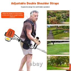 Coupe-bordure et débroussailleuse à essence 52cc 2 en 1 à 2 temps