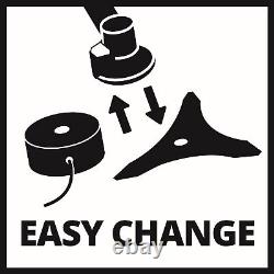 Coupe-bordure et débroussailleuse sans fil Einhell Twin 18v / 36v + Pack de batteries 2 x 2.5AH