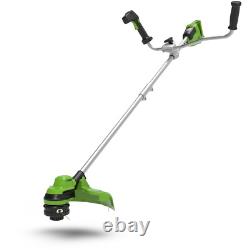 Coupe-bordures Greenworks 48V (2 x 24V) en forme de corne de vache GD24X2BCB