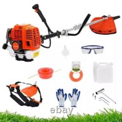 Coupe-bordures à essence 2 en 1, débroussailleuse, taille-gazon, jardin 52cc, kit 2 temps