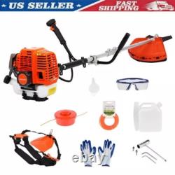 Coupe-bordures à essence 2 en 1, débroussailleuse, taille-gazon, jardin 52cc, kit 2 temps