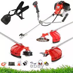 Coupe-bordures à essence 3 en 1 Débroussailleuse Tondeuse à gazon Jardin 52cc 2 Temps Kit UK