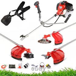Coupe-bordures à essence 3 en 1, débroussailleuse, taille-haie, jardin 52cc, kit 2 temps