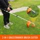 Coupe-bordures à Essence 52cc Conentool 2 En 1 Pour Jardin, Ligne De Gazon Robuste, Royaume-uni