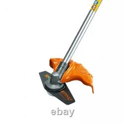 Coupe-bordures à essence Stihl FS70C-E avec manche droit, poignée de vélo + tête à fil et lame