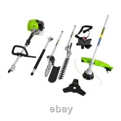 Coupe-bordures à essence Zipper 51,7 cc + Taille-haies Strimmer + Coupe-bordures GPS252