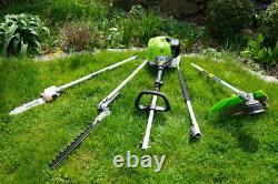 Coupe-bordures à essence Zipper 51,7 cc + Taille-haies Strimmer + Coupe-bordures GPS252