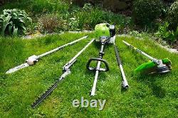 Coupe-bordures à essence Zipper GPS252 51,7 cc avec taille-haies + coupe-bordures