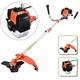 Coupe-bordures à Essence De 52cc Avec Moteur 2 Temps Pour Jardin Et Herbe