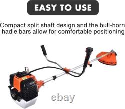 Coupe-bordures à essence de 52cc avec moteur 2 temps pour jardin et herbe