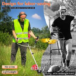 Coupe-bordures à essence de 52cc avec moteur à 2 temps pour jardin et herbe