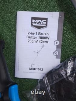 Coupe-bordures électrique Mac Allister 2 en 1 MBC1042 Jardin 1000W