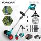 Coupe-bordures Sans Fil 20v, Kit Tondeuse &agrave; Gazon &eacute;lectrique Et Coupe-bordures De Jardin<br/>