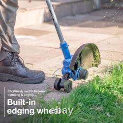 Coupe-bordures sans fil Hyundai 20V, 30 cm de coupe, batterie de 2,0 Ah et chargeur